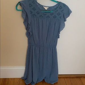 Baby blue dress